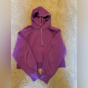 RARE Lululemon Scuba Oversized Half-Zip Hoodie- Moonlit Magenta